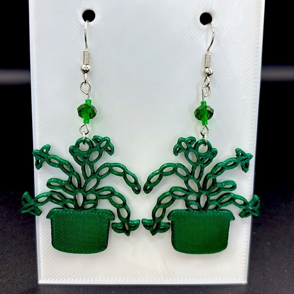 Succulent Earrings - Picture 5 of 6